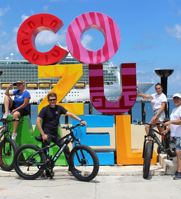 Excursion vélo Cozumel et beach club Excursion vélo Cozumel et beach club